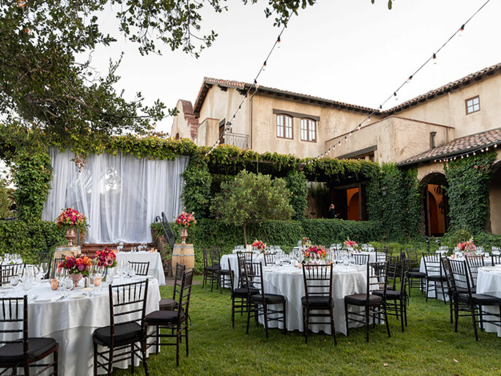 Fairmont Sonoma Mission Inn & Spa California USA outdoor Wedding