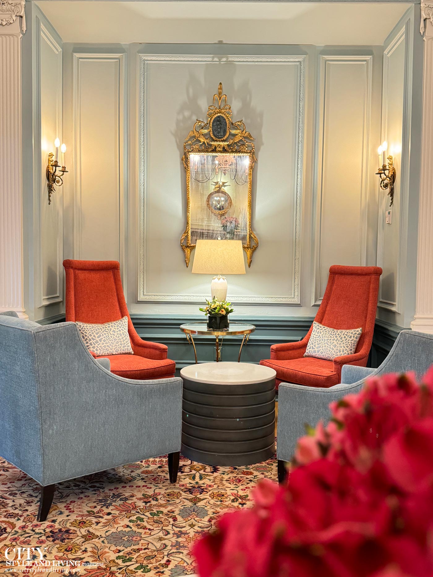 City Style and Living Fall 2024 Langdon Hall Lobby Chairs Decor