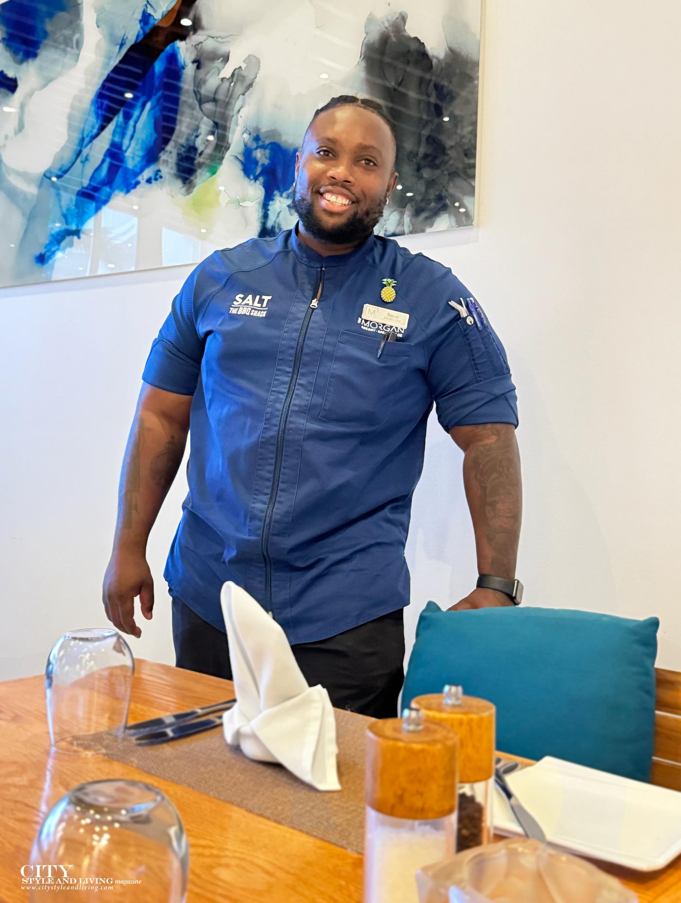 City Style and Living Fall 2024 The Morgan Resort Spa & Village St. Martin Chef Dario Boyce