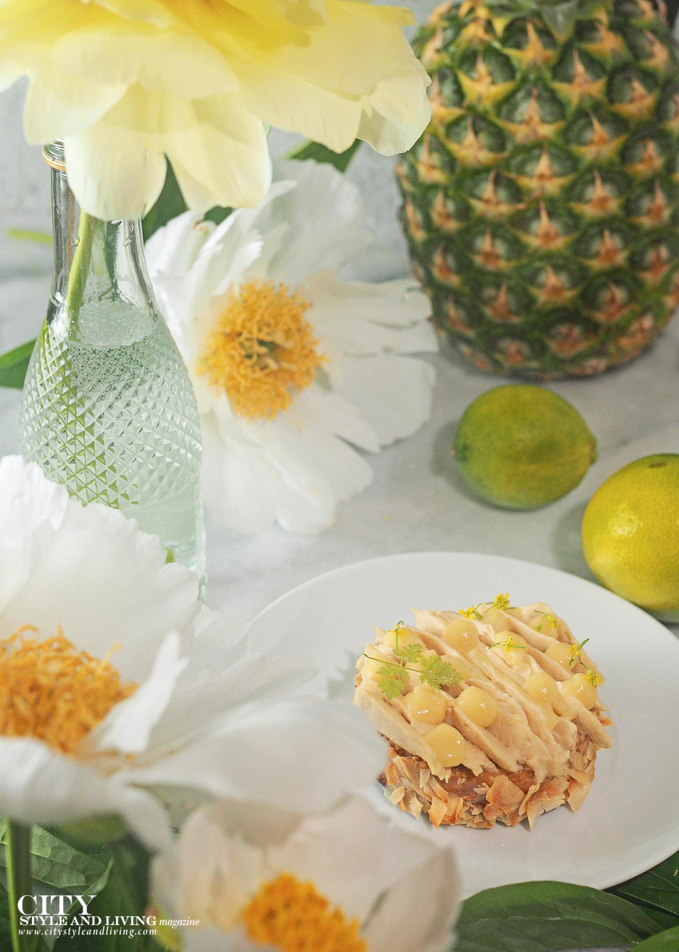 City Style and Living Fall 2024 An Exotic Pineapple Tart You’ll Love on plate