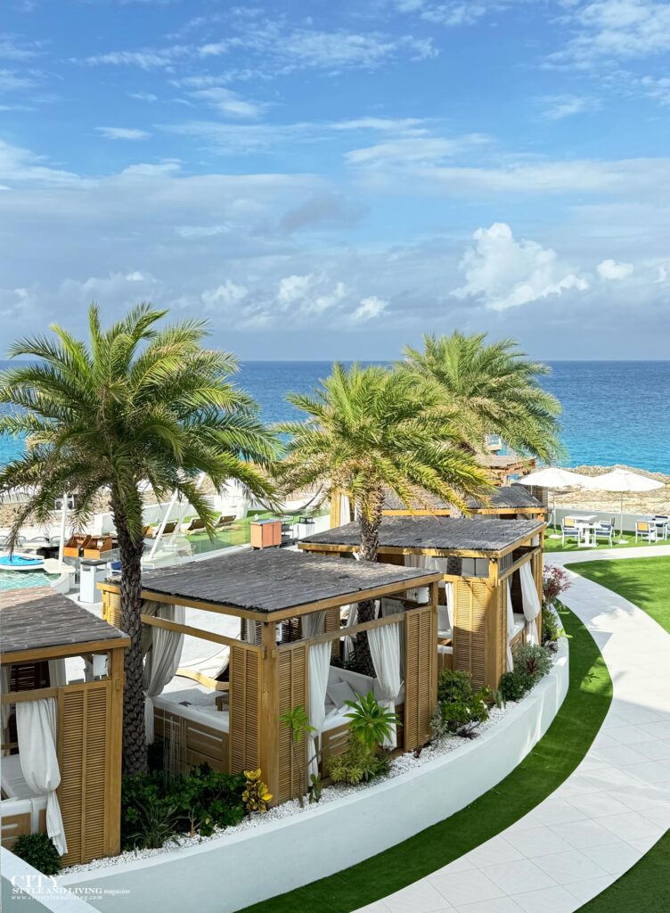 City Style and Living Fall 2024 The Morgan Resort Spa & Village St. Martin Pool Cabanas and Ocean View