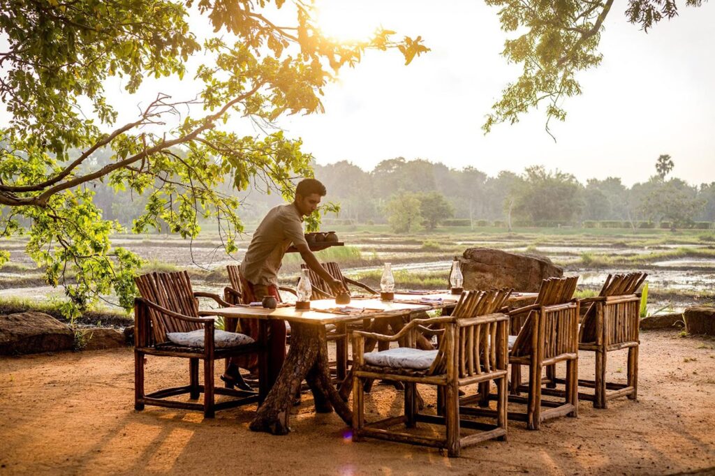 Experience Traditional Sri Lankan Cuisine Overlooking Paddy Fields at This Luxury Property Near Anuradhapura