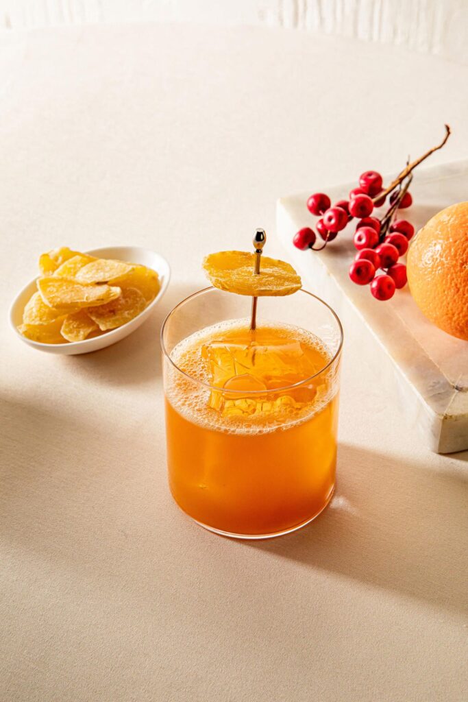 How to Make a Simple Maple Ginger Sour Cocktail