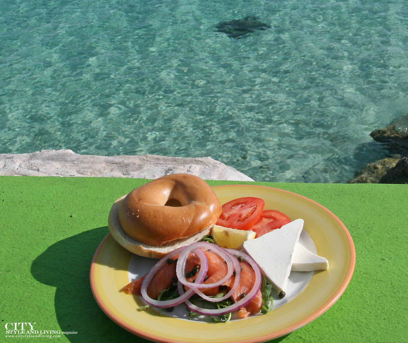 City Style and Living Magazine Summer 2025 CSL Tests Viral Trends 3 ingredient bagel by ocean