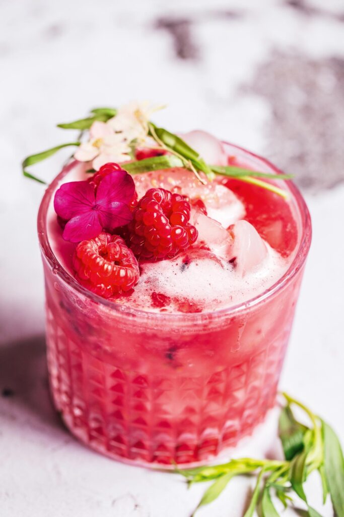 You’ll Love Sipping This Refreshing Raspberry and Tarragon Smash All Season Long