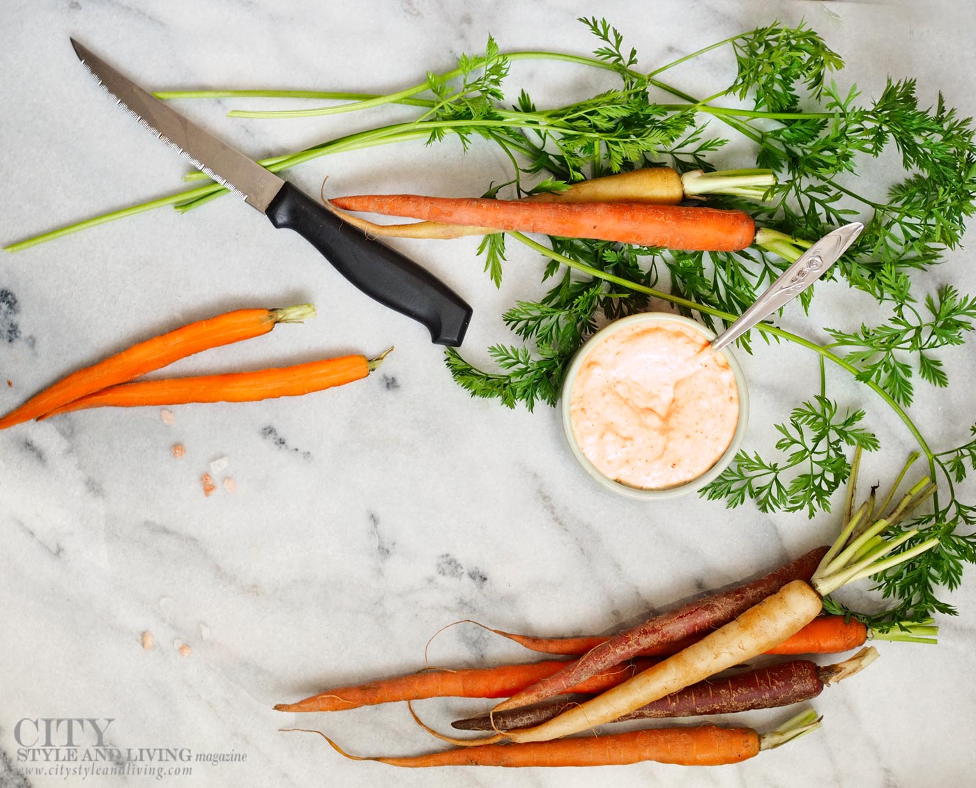 This Carrot Hummus is a Perfect Healthy Work Snack