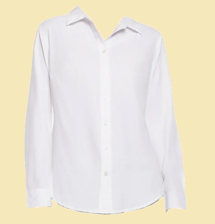City Style and Living Magazine Fall 2025 What to Pack for Fall Travel White Coolibar Shirt
