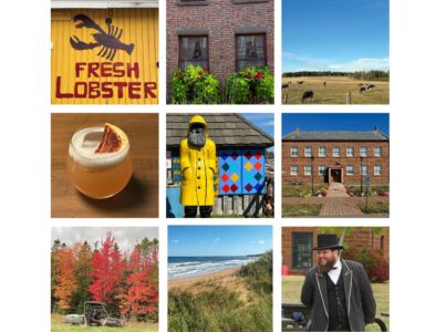 City Style and Living Magazine Winter 2025 Maritimes Road Trip Charlottetown, PEI Guide collage