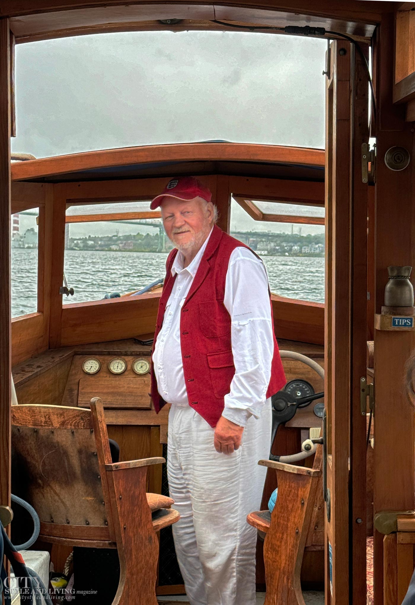 City Style and Living Magazine Winter 2025 Road Trip Halifax & Dartmouth Nova Scotia Halifax Harbour Tours Eco boat Captain Colin