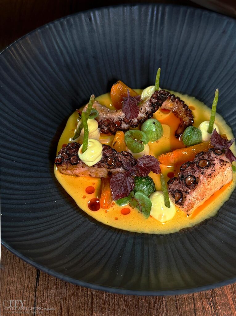 City Style and Living Magazine Winter 2025 Road Trip Halifax & Dartmouth Nova Scotia Oxalis Octopus Black Plate