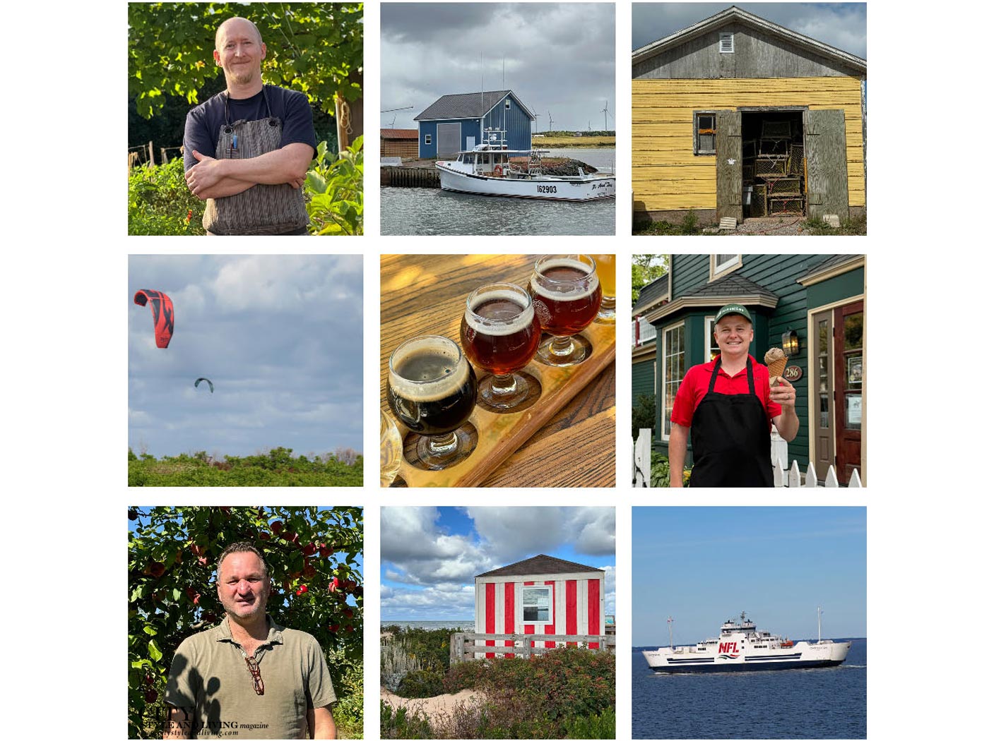 City Style and Living Magazine Winter 2025 Prince Edward Island Points East and Summerside collage