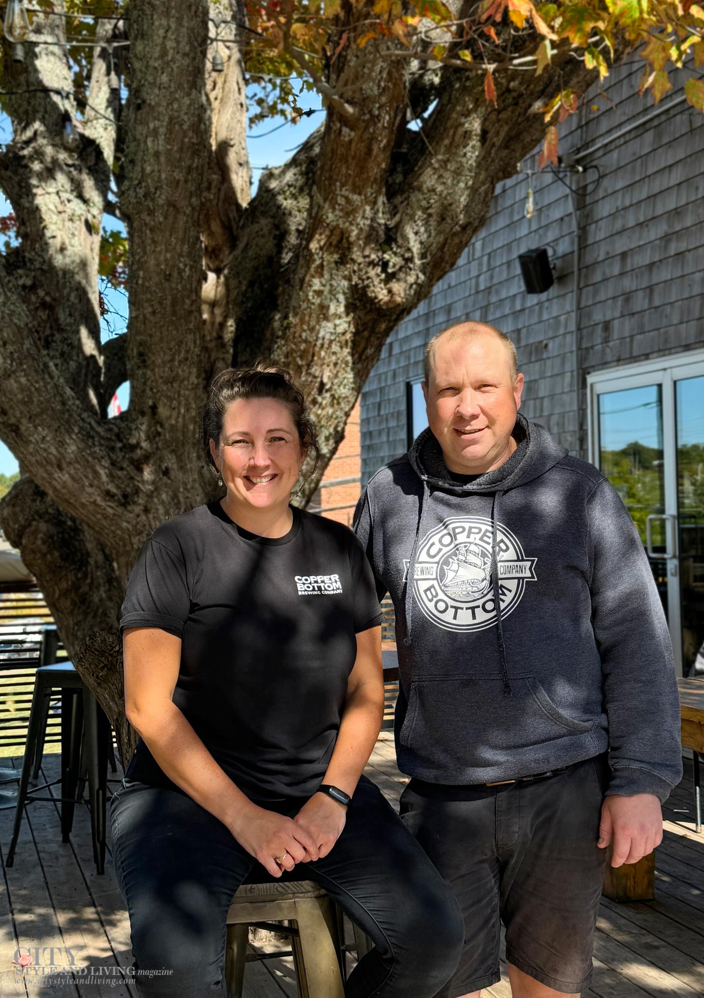 City Style and Living Magazine Winter 2025 Prince Edward Island Points East and Summerside Ashley and Ken of Copper Bottom Brewing