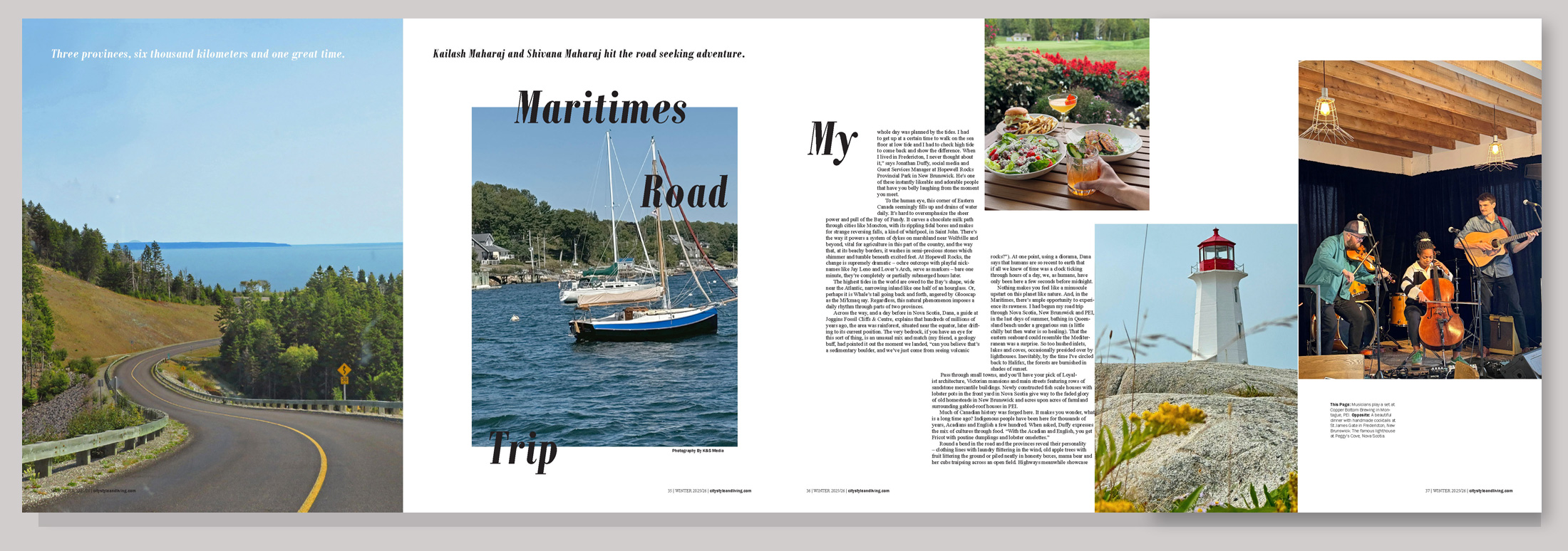 Maritimes Road Trip CityStyleandLiving w inter 2025 Article continuation Ad