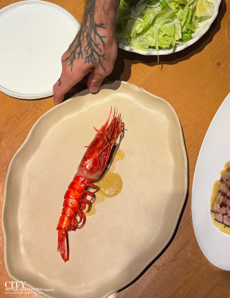 City Style and Living Magazine Spring 2026 San Sebastian Pasaia Basque Country Casa 887 Carabinero shrimp chef hands