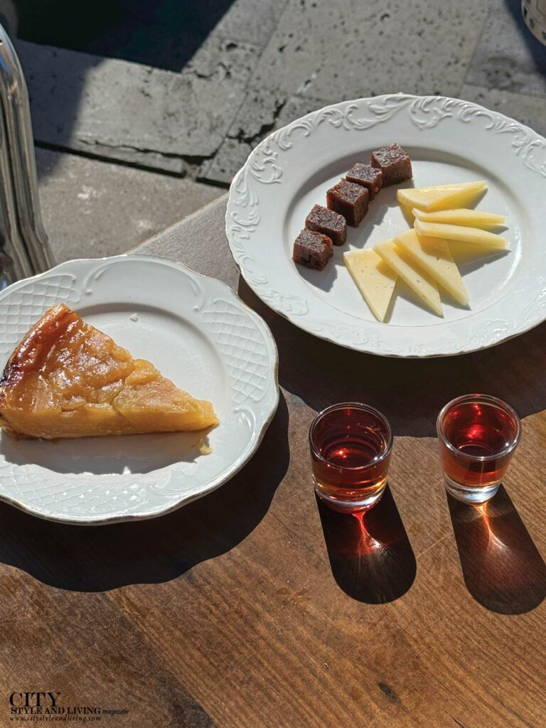 City Style and Living Magazine Spring 2026 San Sebastian Pasaia Basque Country Pasaia Bistrot Ziaboga Pantxaran and apple tart dessert