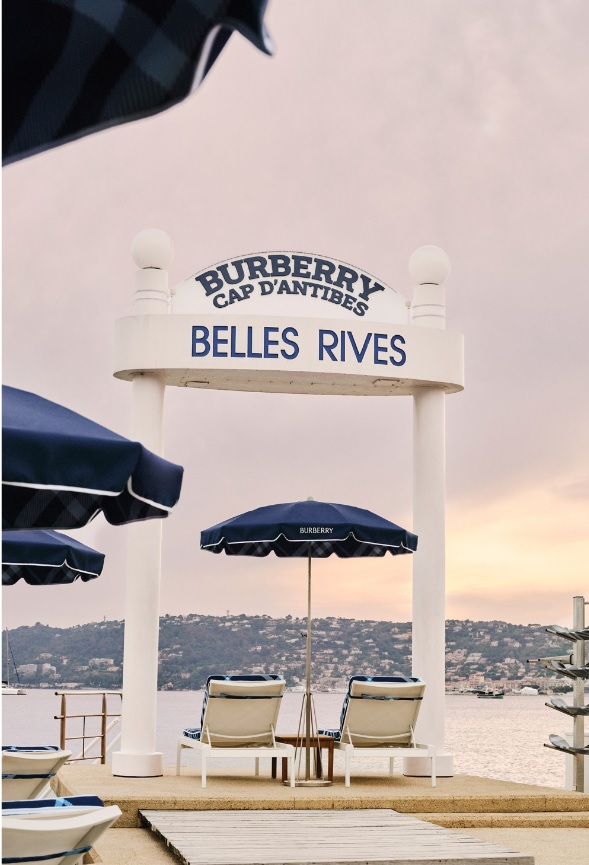 Burberry Belles Rives Hotel French Riviera entrance