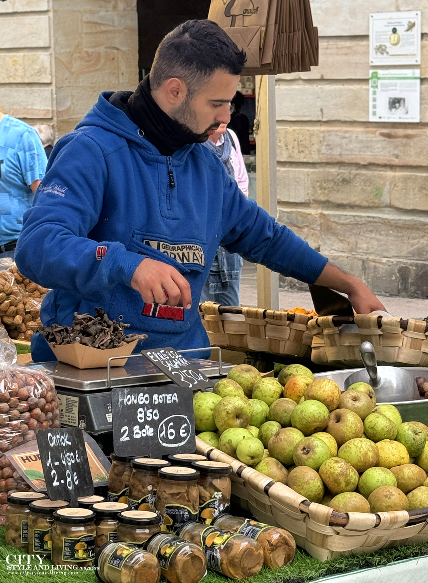City Style and Living Magazine Spring 2026 Basque Country Goierri Ordizia Market vendor