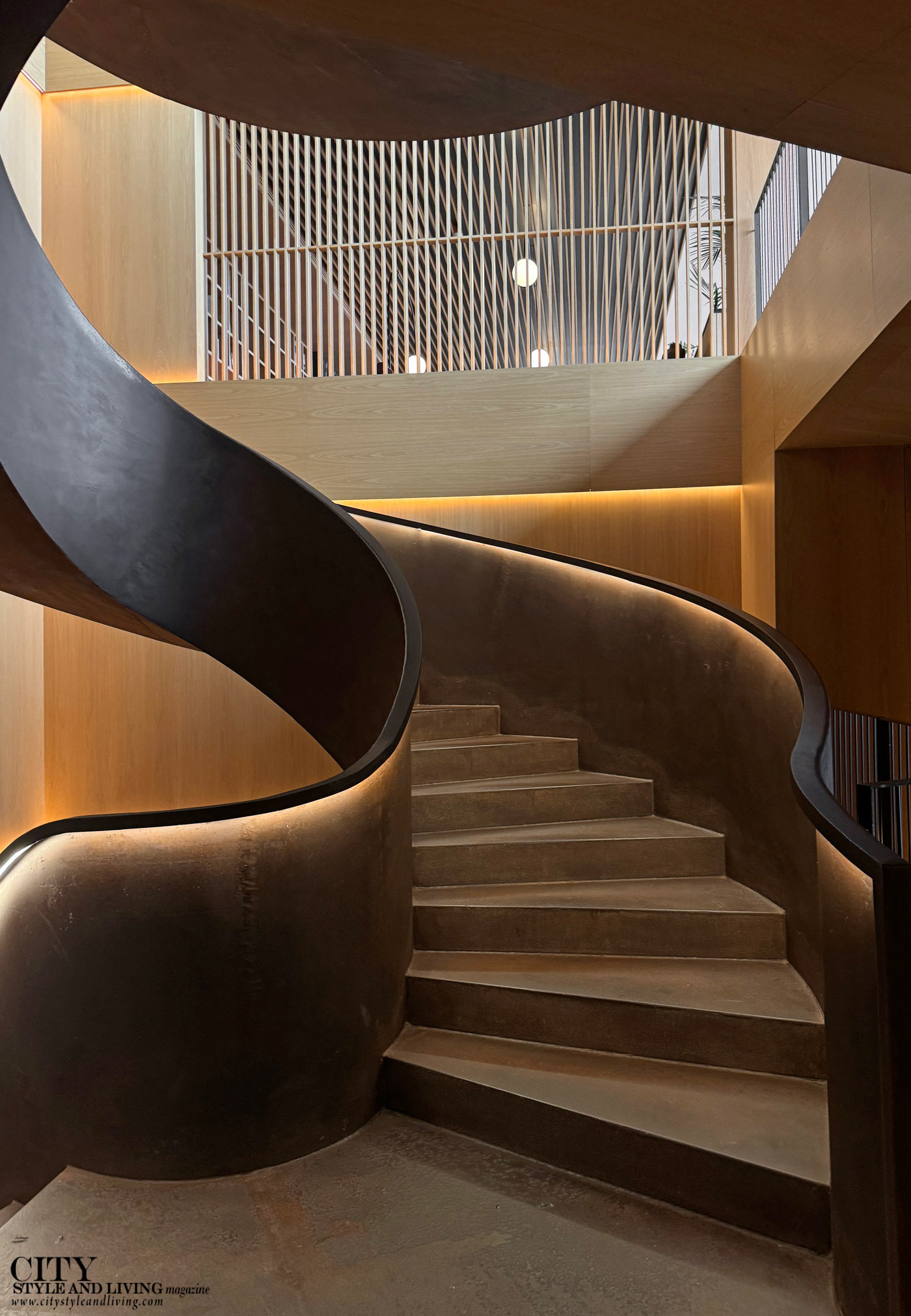 City Style and Living Magazine Spring 2026 Akelarre San Sebastian Spain staircase