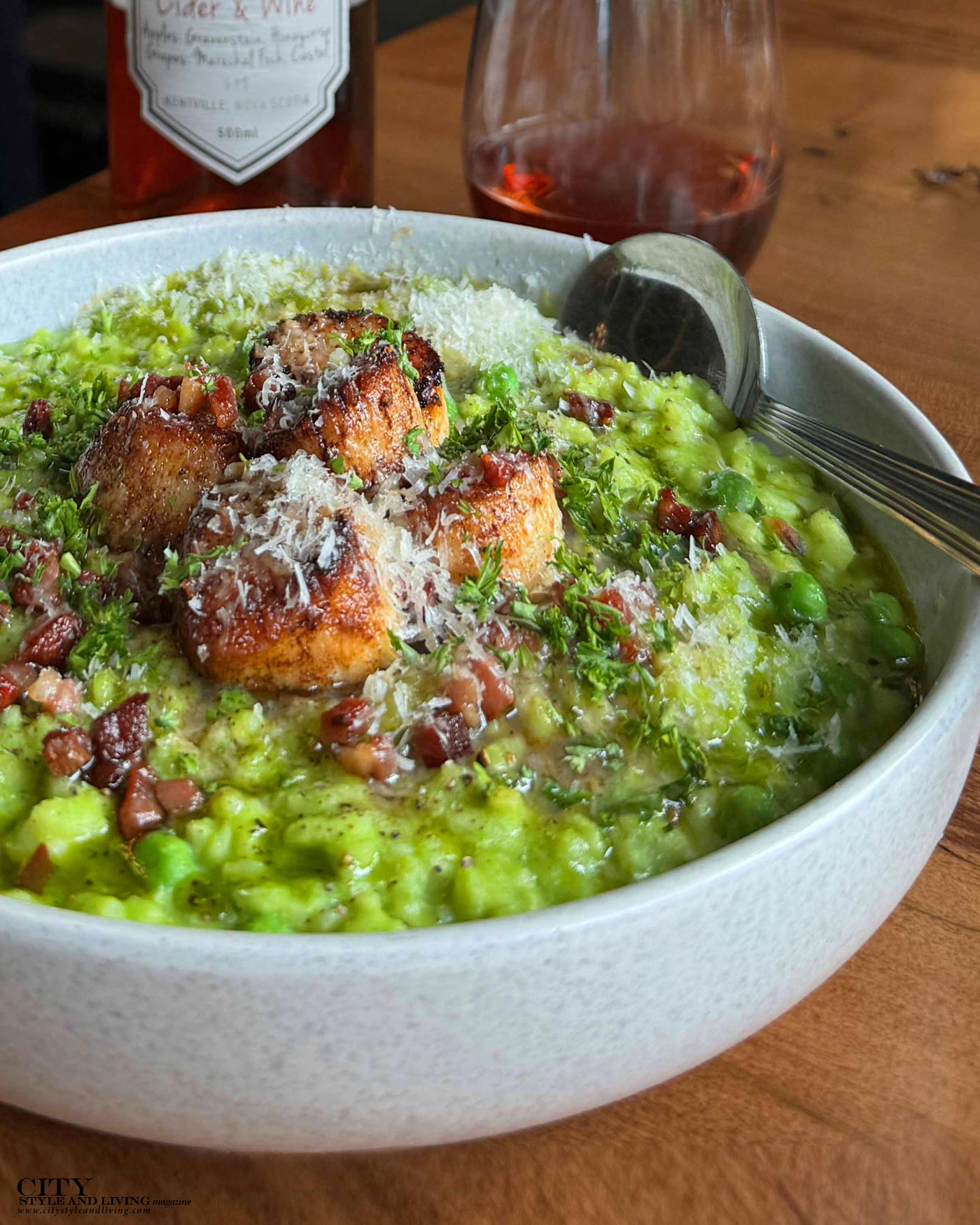 City Style and Living Magazine Spring 2026 Spring Pea Recipes risotto