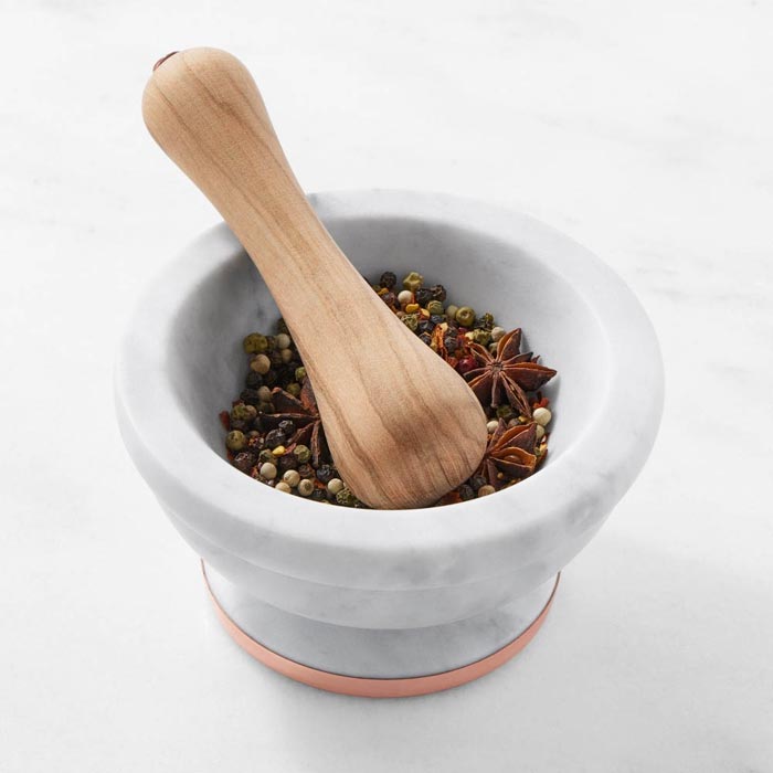 City Style and Living Magazine Spring 2026 Home Refresh Williams-Sonoma-Signature-Marble-Mortar-&-Pestle