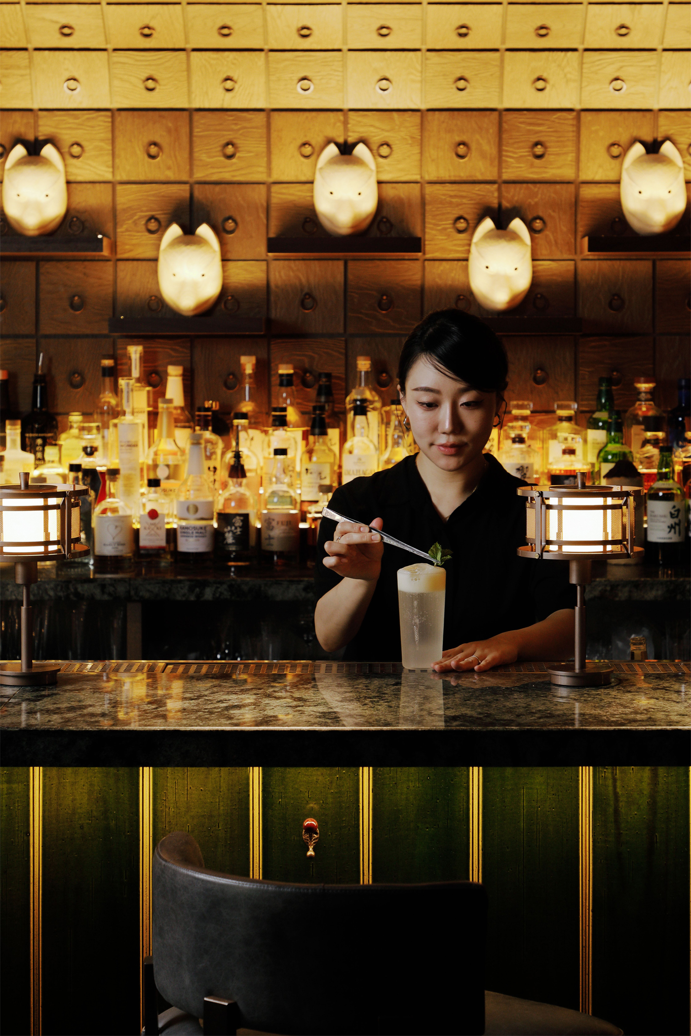 This Sleek Speakeasy Cocktail Bar in Kyoto Just Announced An Exciting New Menu Inspired By Japanese Folklore