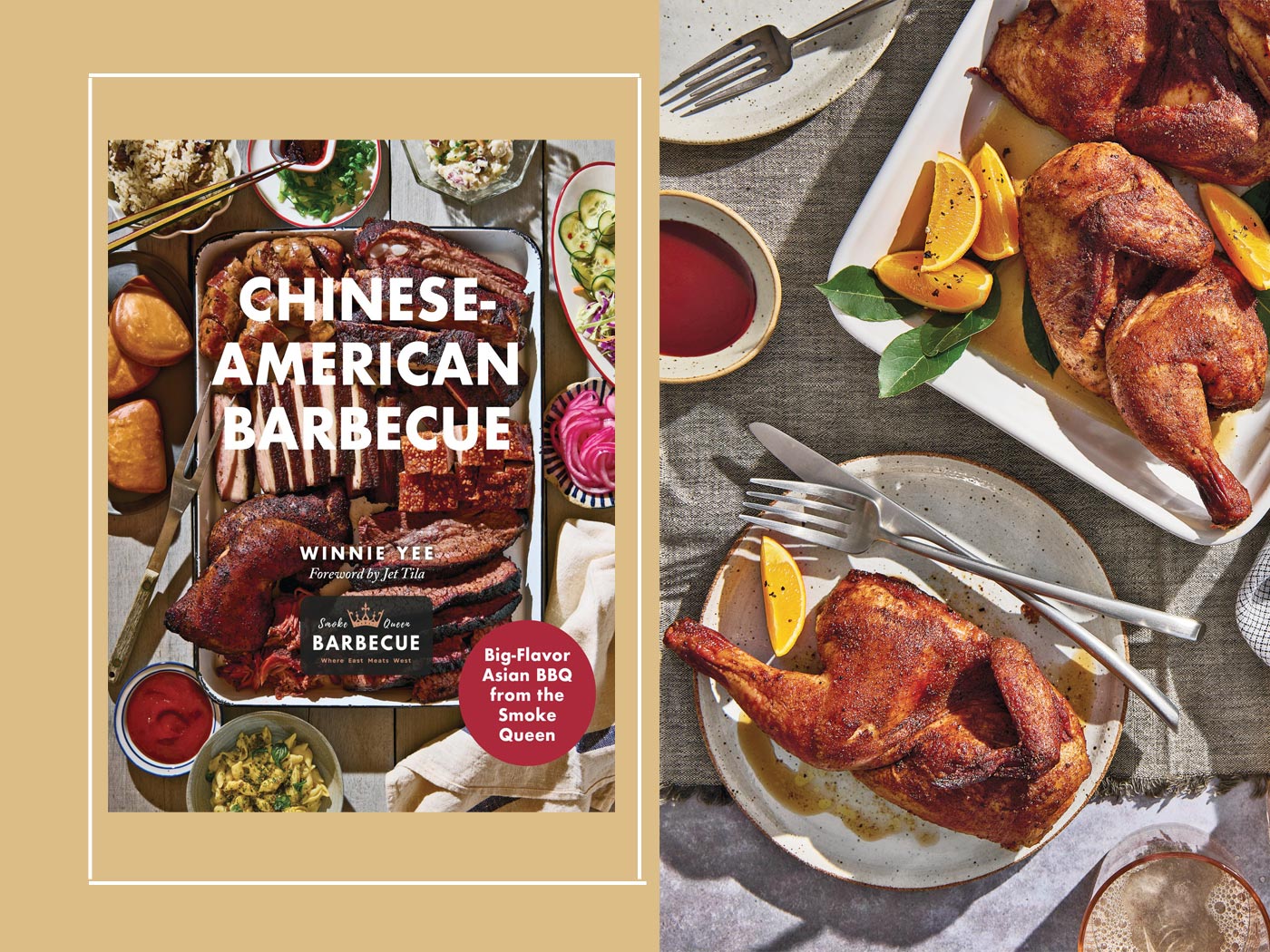 Salt and Pepper Cornish Hen with Tsingtao BBQ Sauce